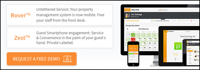 Sign up for a free demo of our mobile hotel PMS and see how you can start increasing hotel efficiencies